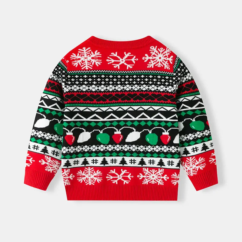 Kids Dinosaur Christmas Jumper
