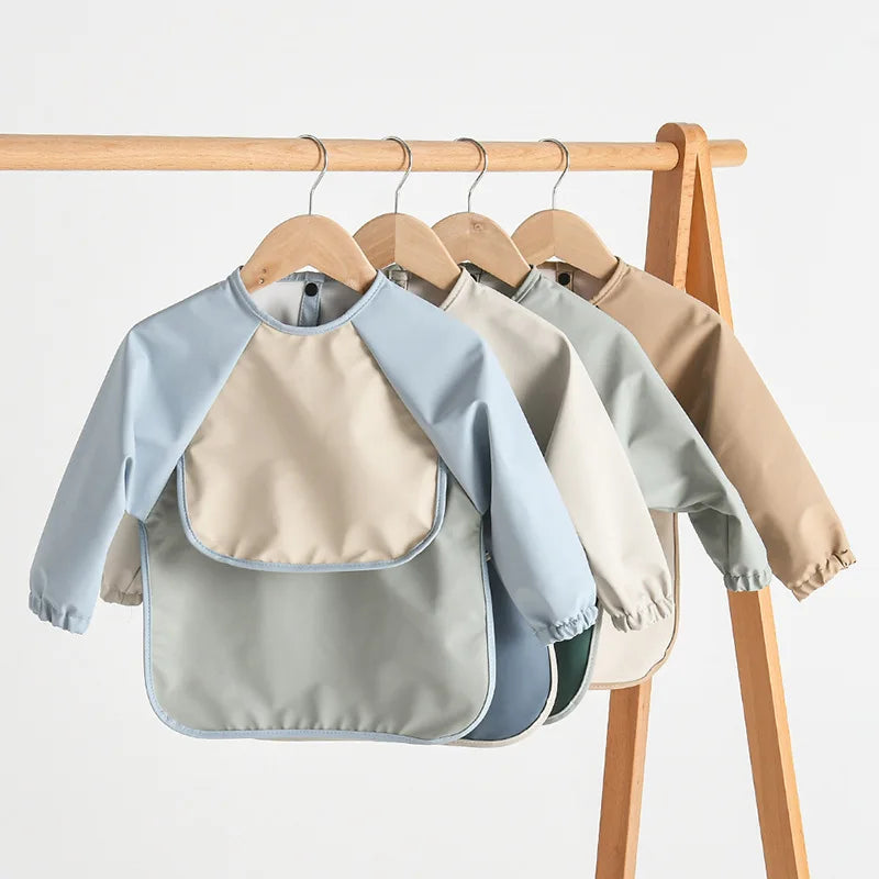Baby Long Sleeved Smock Bib Aprons