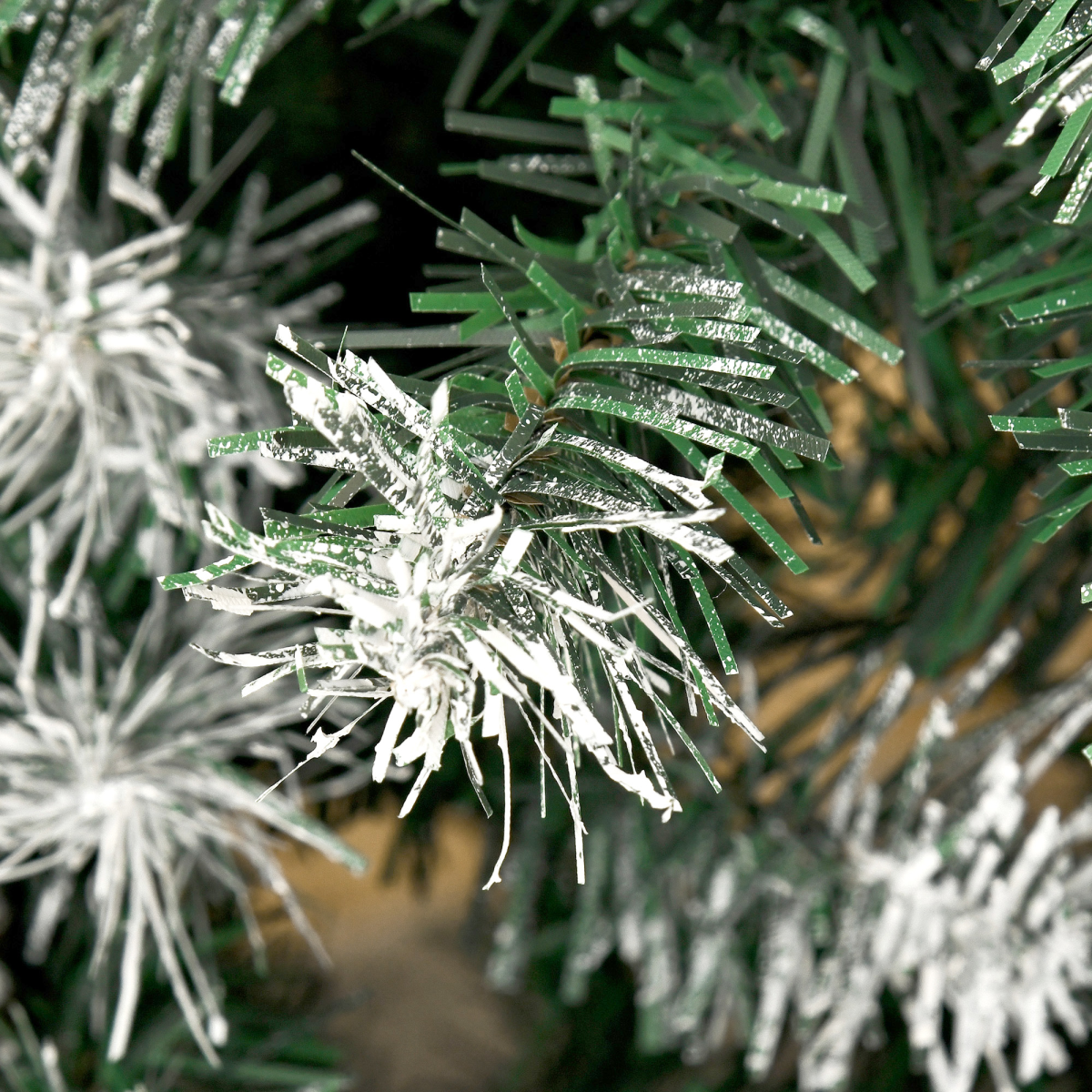 6ft Artificial Christmas Tree - Pine Cone Snow Dipped Effect