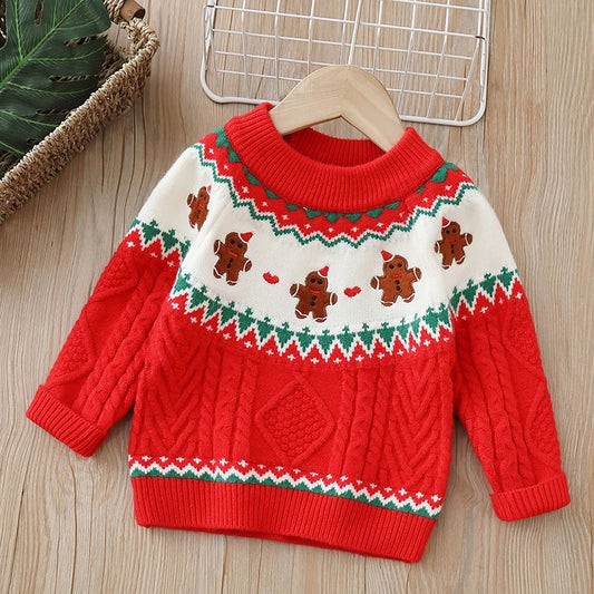 Kids Gingerbread Man Christmas Jumper