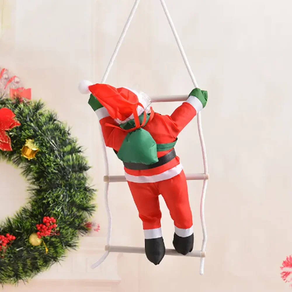 Climbing Hanging Santa Ladder Decoration