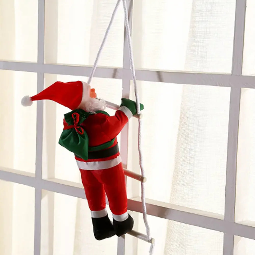 Climbing Hanging Santa Ladder Decoration