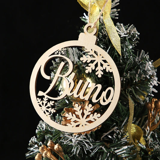 Personalised Christmas Tree Buable Decoration