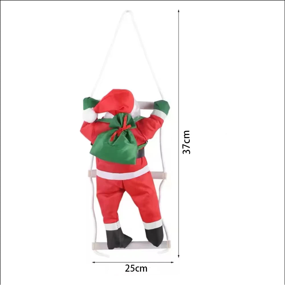 Climbing Hanging Santa Ladder Decoration